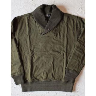 ダブルアールエル(RRL)の新品*RRL*キルテッド ジャージー プルオーバー*S*　ダブルアールエル(スウェット)