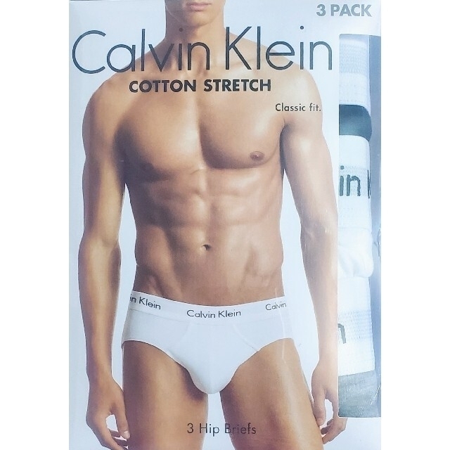 Calvin Klein(カルバンクライン)のカルバンクライン　新品　メンズ　ヒップブリーフ(ホワイトS) メンズのアンダーウェア(ボクサーパンツ)の商品写真