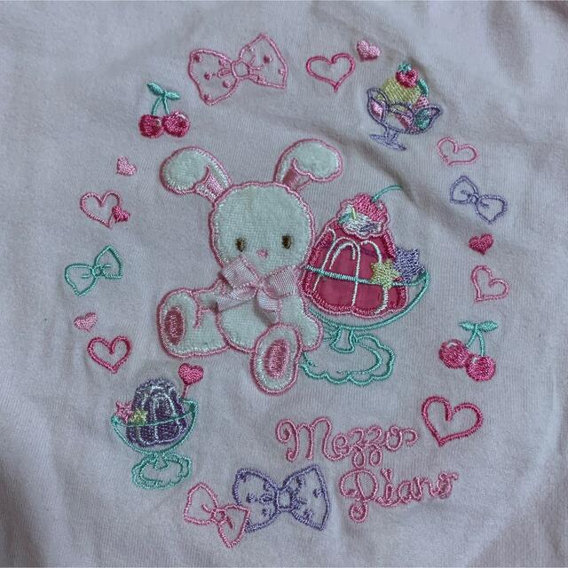 mezzo piano(メゾピアノ)のメゾピアノ Tシャツ キッズ/ベビー/マタニティのキッズ服女の子用(90cm~)(Tシャツ/カットソー)の商品写真