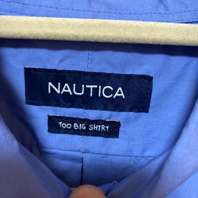 NAUTICA  “TOO BIG” Broad BD Shirt “Flag”