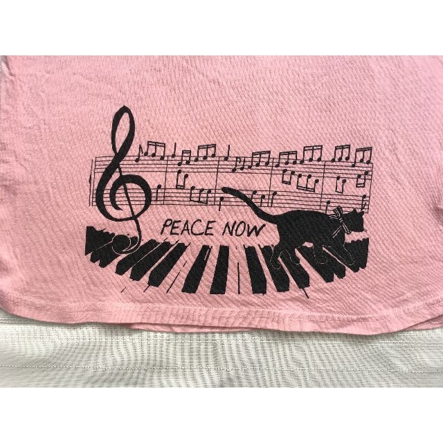 PEACE NOW(ピースナウ)のお値下げ可能🎹 2点以上割引 👚PEACE NOW猫とピアノカットソー🐈 レディースのトップス(カットソー(長袖/七分))の商品写真