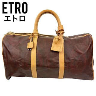 エトロ(ETRO)の極美品　エトロ　ETRO ボストンバッグ ペイズリー柄　旅行バッグ　2way(ボストンバッグ)