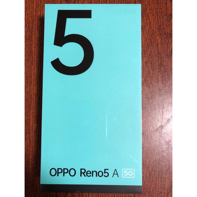 新品未使用・ 未開封・simフリー】OPPO Reno5 A 128GB 青②-