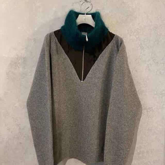 kolor - 〈名作、極美品〉20aw kolor beacon ハーフジップニットの通販