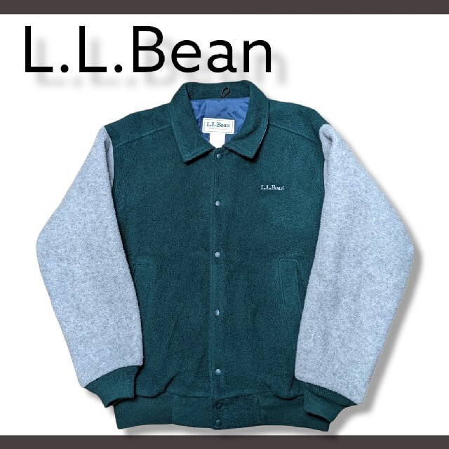 L.L.Bean(エルエルビーン)のUSA製L.L.BEAN スナップボタンフリースブルゾン スタジャン メンズのジャケット/アウター(ブルゾン)の商品写真