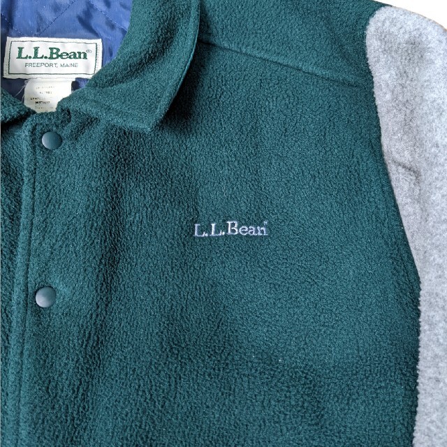 L.L.Bean(エルエルビーン)のUSA製L.L.BEAN スナップボタンフリースブルゾン スタジャン メンズのジャケット/アウター(ブルゾン)の商品写真
