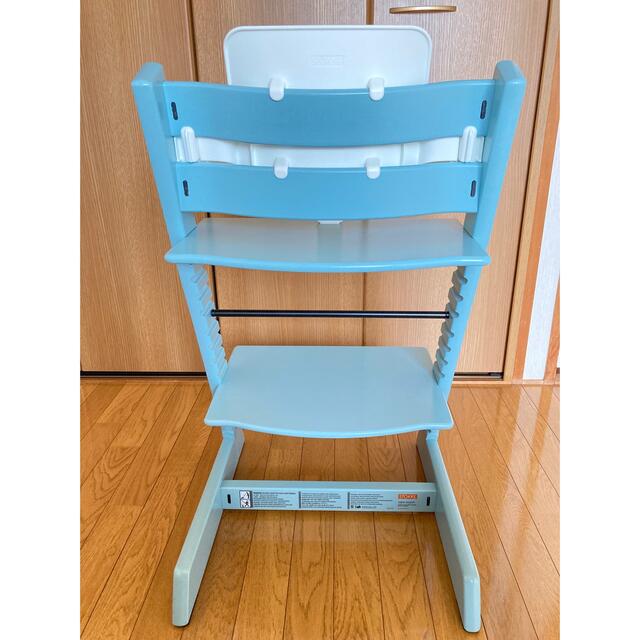 新品最新作 Stokke - 新型ストッケ トリップトラップ 水色 V3 ベビー