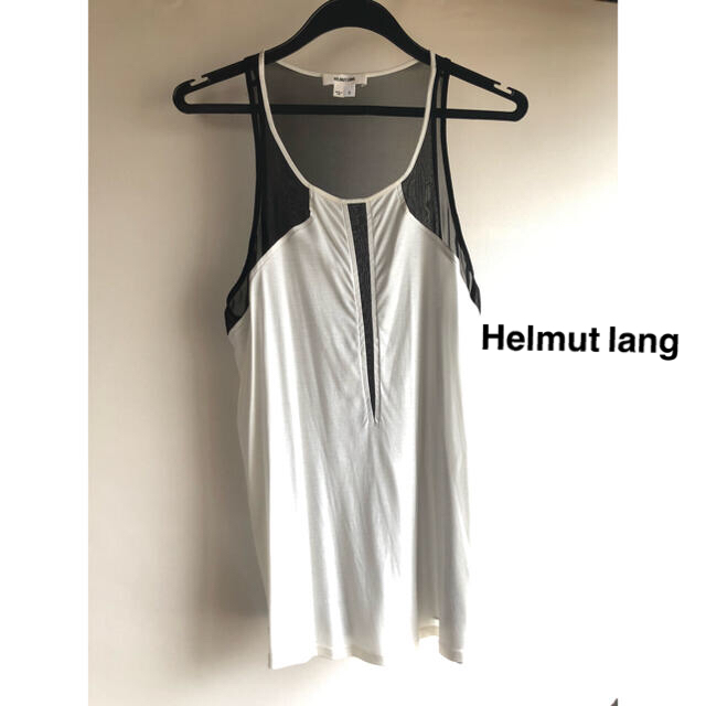 HELMUT LANG(ヘルムートラング)のタンクトップブラウス　helmut lang  レディースのトップス(シャツ/ブラウス(半袖/袖なし))の商品写真