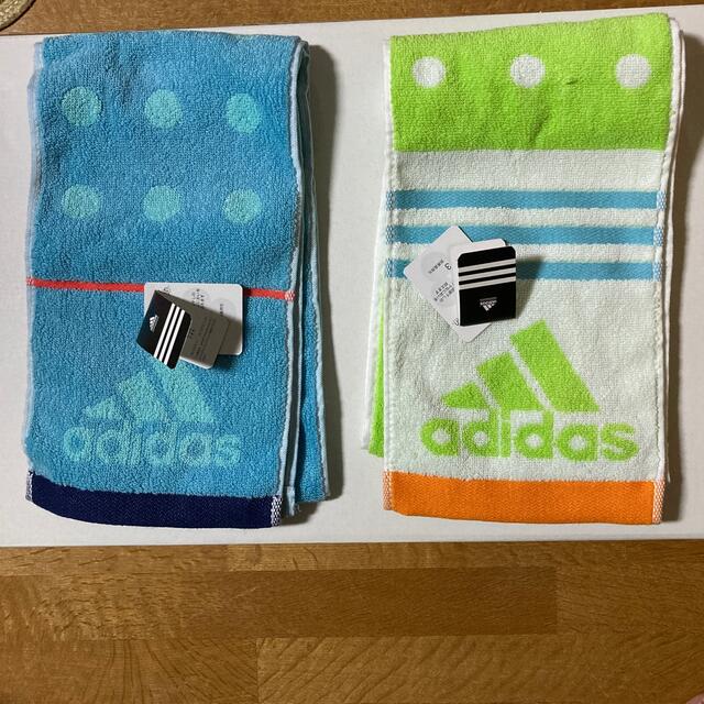 adidas(アディダス)のadidas タオルマフラー2枚 インテリア/住まい/日用品の日用品/生活雑貨/旅行(タオル/バス用品)の商品写真