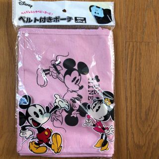 ディズニー(Disney)の新品　ミッキー　ベルト付きポーチ(ベビーカー用アクセサリー)