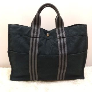エルメス(HERMES)のエルメス 　トートバッグ　フールトゥ PM ブラック(トートバッグ)