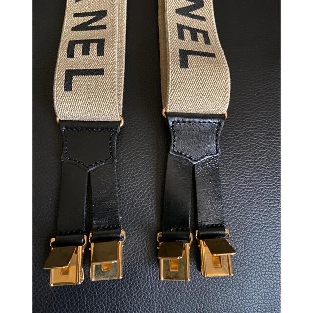CHANEL - CHANELサスペンダーの通販 by and shop|シャネルなら CHANEL - CHANELサスペンダーの通販 by and shop|シャネルなら
