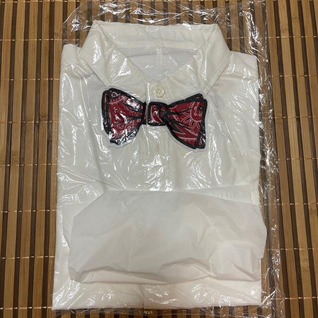 BEAMS(ビームス)の蝶ネクタイ刺繍付きシャツ レディースのトップス(シャツ/ブラウス(長袖/七分))の商品写真