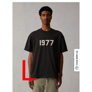 エッセンシャル(Essential)のfear of  god  essentials 1977 Tシャツ　L(Tシャツ/カットソー(半袖/袖なし))