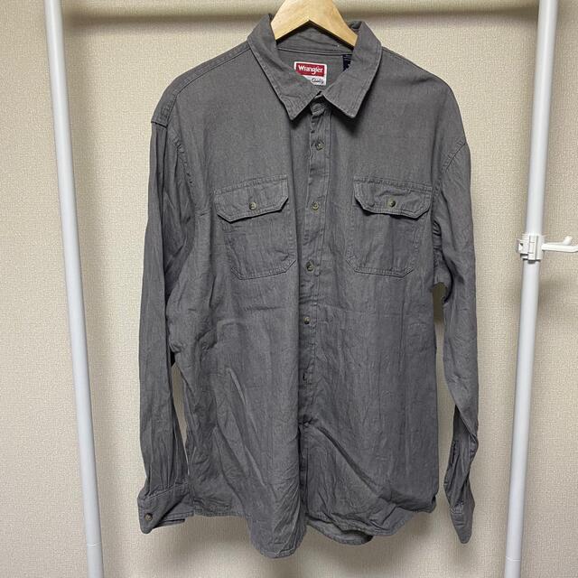 Wrangler(ラングラー)のWrangler ラングラー ワークシャツ カジュアル XL ダブルポケット メンズのトップス(シャツ)の商品写真