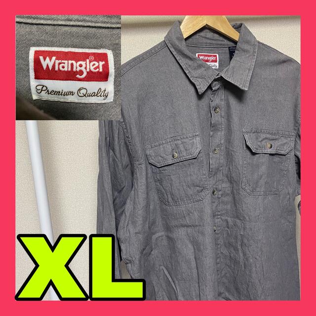 Wrangler(ラングラー)のWrangler ラングラー ワークシャツ カジュアル XL ダブルポケット メンズのトップス(シャツ)の商品写真