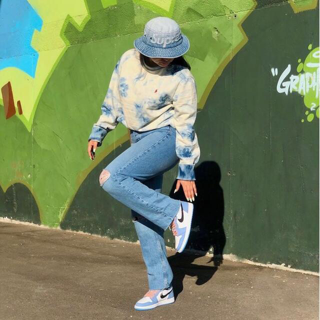 Supreme(シュプリーム)のSupreme Fade Jacquard Denim Crusher Blue メンズの帽子(ハット)の商品写真