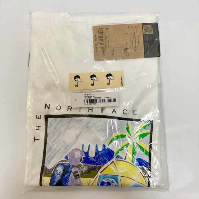 Supreme(シュプリーム)のSupreme The North Face Sketch S/S Top 白 メンズのトップス(Tシャツ/カットソー(半袖/袖なし))の商品写真