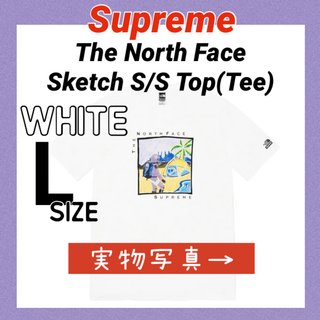 シュプリーム(Supreme)のSupreme The North Face Sketch S/S Top 白(Tシャツ/カットソー(半袖/袖なし))