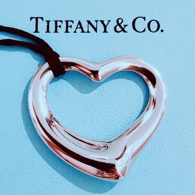 【箱付き極美品】Tiffany　ティファニー　オープンハート　XL ネックレス