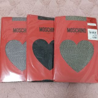 モスキーノ(MOSCHINO)のMOSCHINO モスキーノ ファンシィーサポートパンティストッキング ３組♡(タイツ/ストッキング)