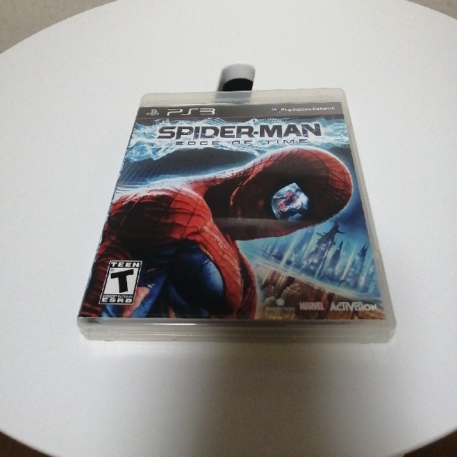 PlayStation3(プレイステーション3)のPS3 SPIDER-MAN EDGE OF TIME エンタメ/ホビーのゲームソフト/ゲーム機本体(家庭用ゲームソフト)の商品写真