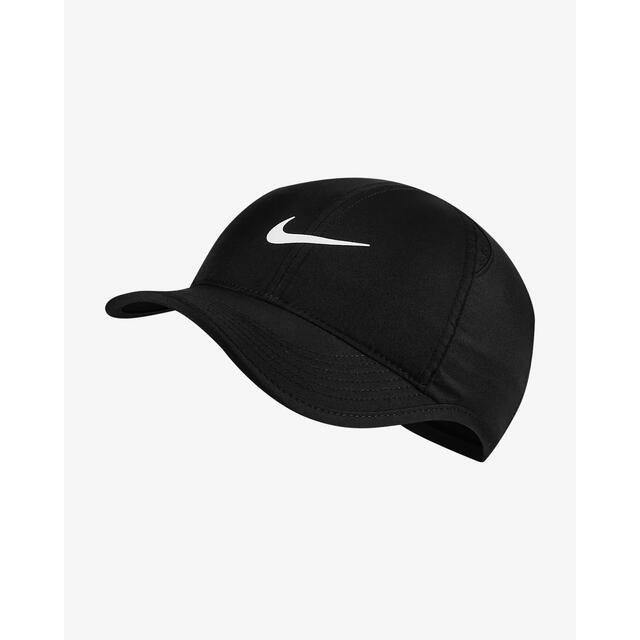 NIKE(ナイキ)の【新品】NIKE FEATHERLIGHT CAP - BLACK/WHITE レディースの帽子(キャップ)の商品写真
