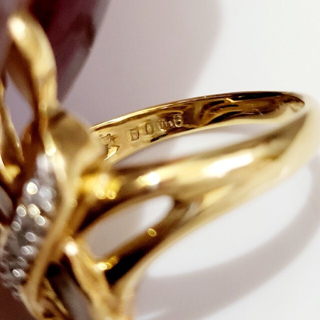 ジュエリーマキ - ジュエリーマキ K18 Pt850 ダイヤ デザイン リング 指輪 プラチナの通販 by エレナ's shop｜ジュエリー