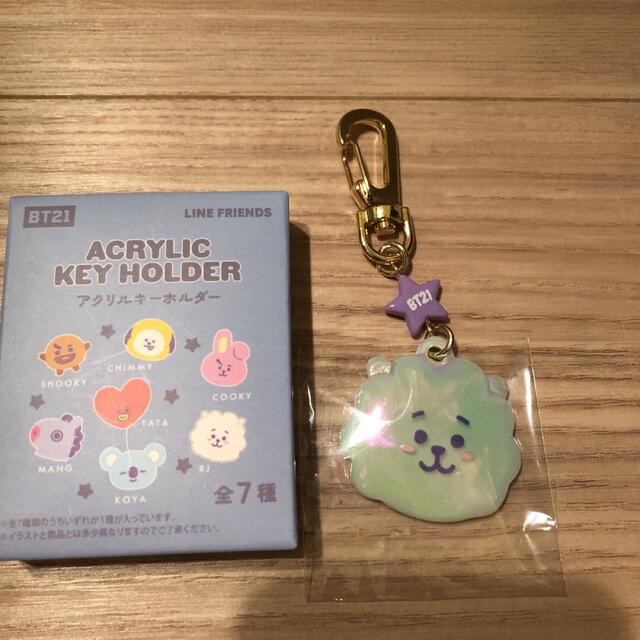 BT21(ビーティーイシビル)のBT21 アクリルキーホルダー　原宿　RJ. ジン エンタメ/ホビーのアニメグッズ(キーホルダー)の商品写真