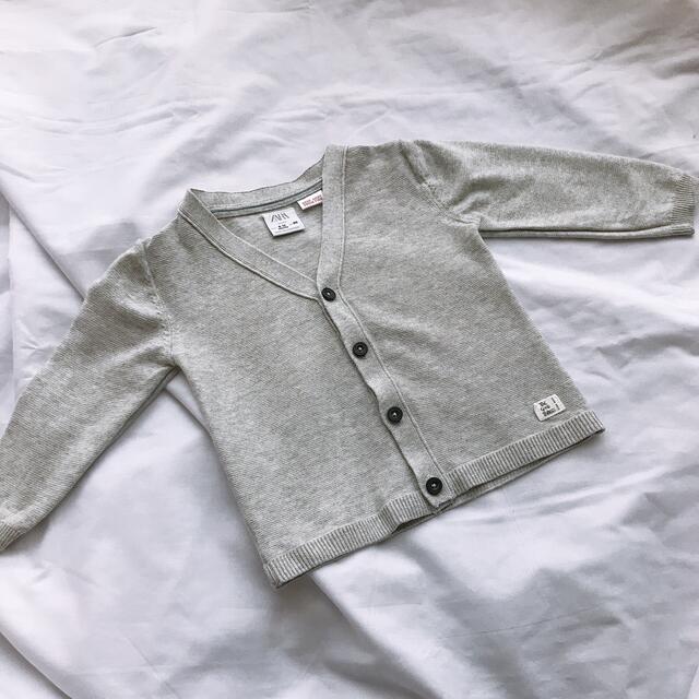 ZARA KIDS(ザラキッズ)のzaraベビー　カーディガン80 キッズ/ベビー/マタニティのベビー服(~85cm)(カーディガン/ボレロ)の商品写真