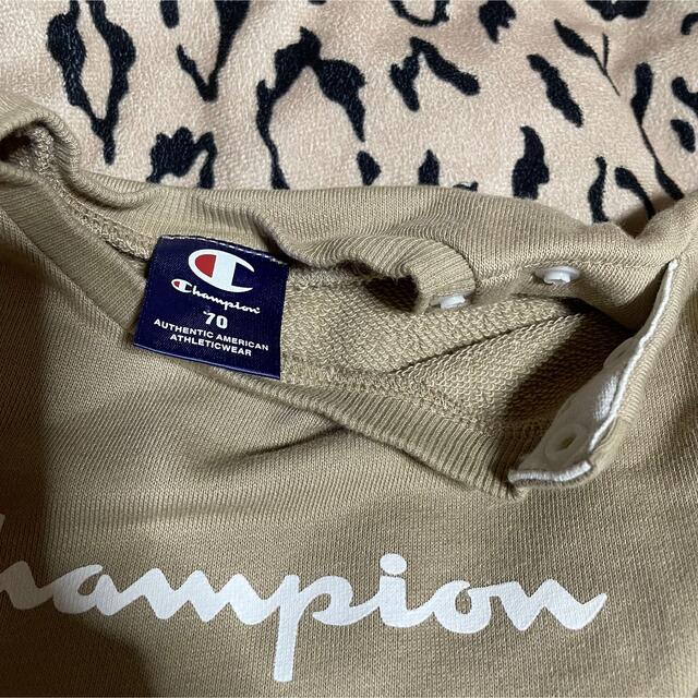 Champion(チャンピオン)のチャンピオンロンパース70cm キッズ/ベビー/マタニティのベビー服(~85cm)(ロンパース)の商品写真