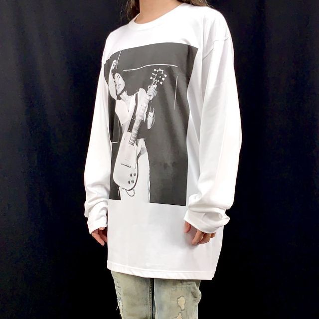 【BANKSY】新品 プリント ホワイト Tシャツ ストリート コーディネート