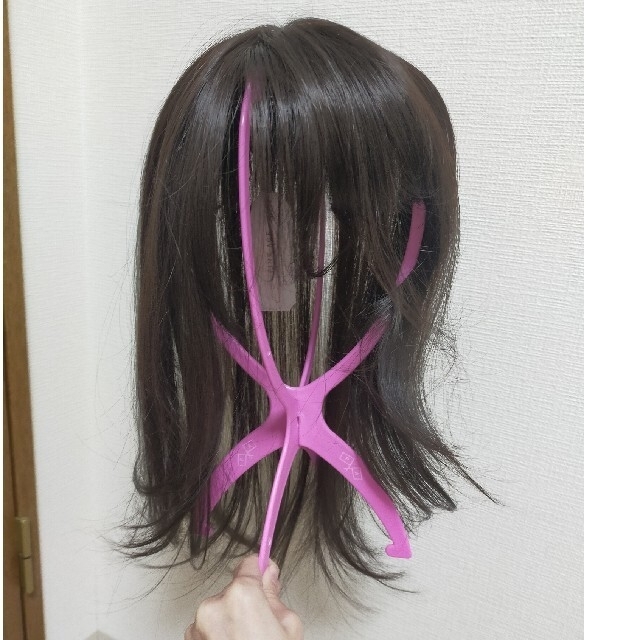 pinkage ピンクエイジ トップカバー  シースルーバング ルーズCカール レディースのウィッグ/エクステ(ロングストレート)の商品写真