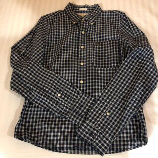 アバクロンビーアンドフィッチ(Abercrombie&Fitch)のタグ付き新品　アバクロンビー&フィッチ　チェック柄長袖ボタンダウンシャツ(シャツ)