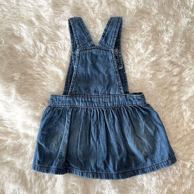 babyGAP(ベビーギャップ)のデニムジャンパースカート　70 cm  babyGap／GAP／ギャップ キッズ/ベビー/マタニティのベビー服(~85cm)(ワンピース)の商品写真