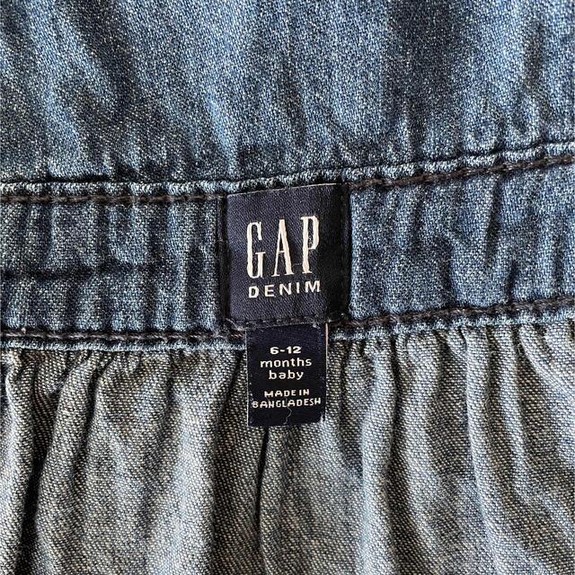 babyGAP(ベビーギャップ)のデニムジャンパースカート　70 cm  babyGap／GAP／ギャップ キッズ/ベビー/マタニティのベビー服(~85cm)(ワンピース)の商品写真