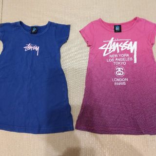 【夏物セール最終】stussy キッズ ワンピース 90(ワンピース)