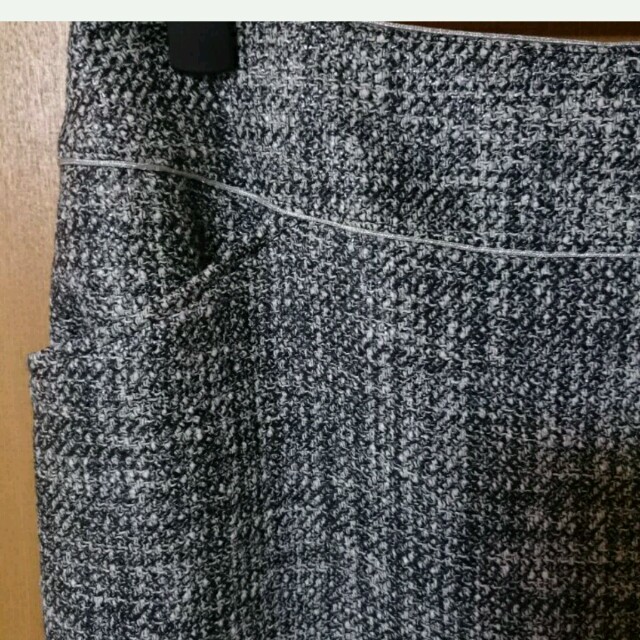 VICKY(ビッキー)の【ビッキー】黒×白ツイードミニスカート🎵 レディースのスカート(ミニスカート)の商品写真