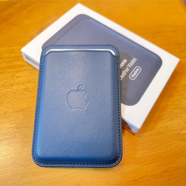Apple - 【純正】MagSafe対応iPhoneレザーウォレット - バルティック Apple - 【純正】MagSafe対応iPhoneレザーウォレット - バルティック