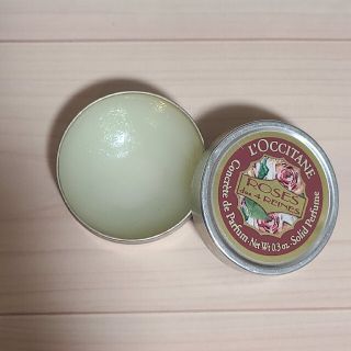 ロクシタン(L'OCCITANE)のぷりん様専用 希少 廃盤品 ロクシタン ガーデン ソリッドパフューム ローズ(香水(女性用))