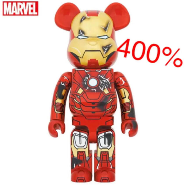 BE@RBRICK(ベアブリック)のBE@RBRICK IRON MAN MARK VII DAMAGE 400％ エンタメ/ホビーのフィギュア(アメコミ)の商品写真