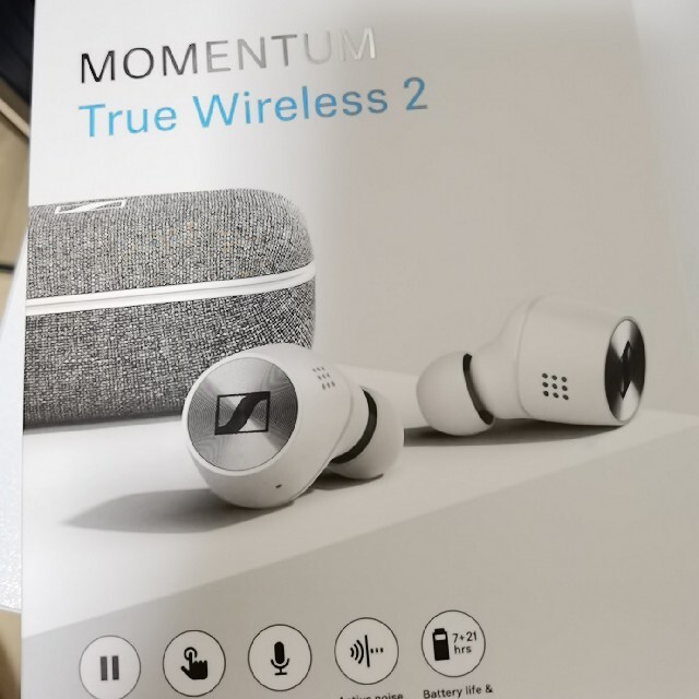 SENNHEISER(ゼンハイザー)のMOMENTUM True Wireless 2 スマホ/家電/カメラのオーディオ機器(ヘッドフォン/イヤフォン)の商品写真