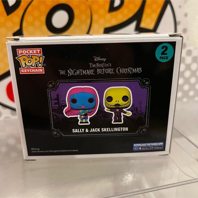 Disney(ディズニー)のFUNKO POP ポケット　ナイトメアビフォアクリスマス　2パック限定版 エンタメ/ホビーのフィギュア(アニメ/ゲーム)の商品写真