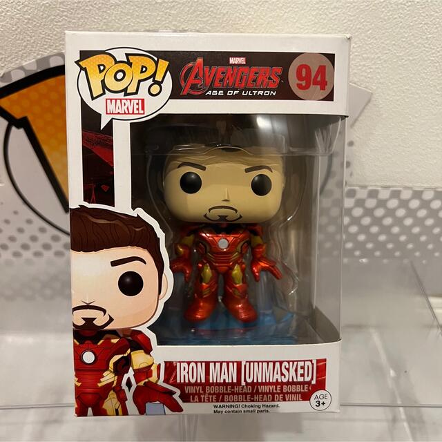 MARVEL - 廃盤激レア コミコン限定FUNKO POP! アイアンマン アンマスク