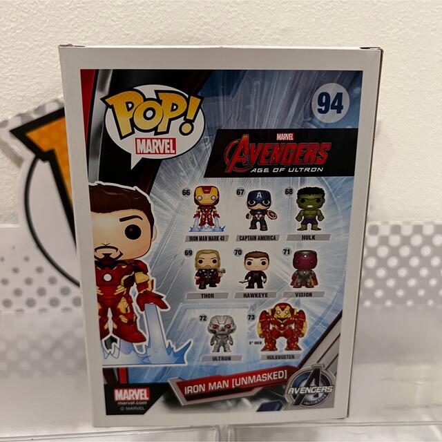 MARVEL - 廃盤激レア コミコン限定FUNKO POP! アイアンマン アンマスク
