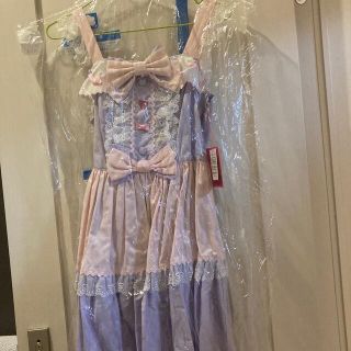 アンジェリックプリティー(Angelic Pretty)のAngelic Pretty＊Ribbon Partyジャンパースカート(ひざ丈ワンピース)