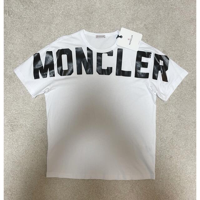 70％OFF】 MONCLER ロゴTシャツ ホワイト M ［新品同様］モンクレール
