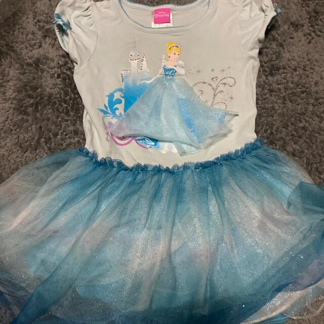 Disney(ディズニー)のシンデレラ　ワンピース キッズ/ベビー/マタニティのキッズ服女の子用(90cm~)(ワンピース)の商品写真