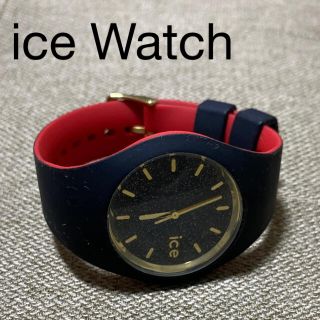 アイスウォッチ(ice watch)のicewatchアイスウォッチ　ブラック　レッド(腕時計)