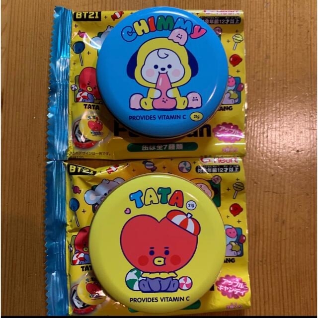 防弾少年団(BTS)(ボウダンショウネンダン)のBT21 プチキャン 食品/飲料/酒の食品(菓子/デザート)の商品写真